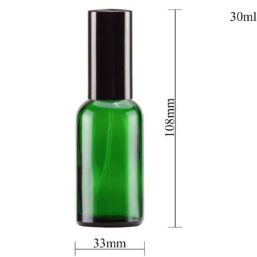 Flacone vetro verde spray