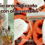 Miscela olio aromatizzato con oli essenziali