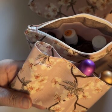 Pochette Fiori di Pesco tasca interna