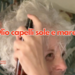 Olio capelli sole e mare