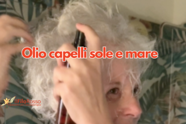 Olio capelli sole e mare