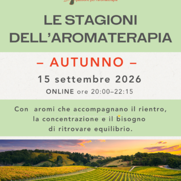 Le stagioni Aromaterapia Autunno